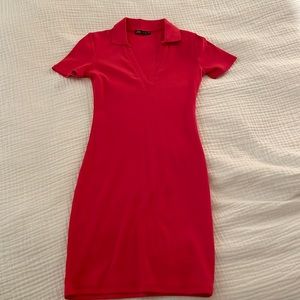 Bright Pink Bodycon Dress